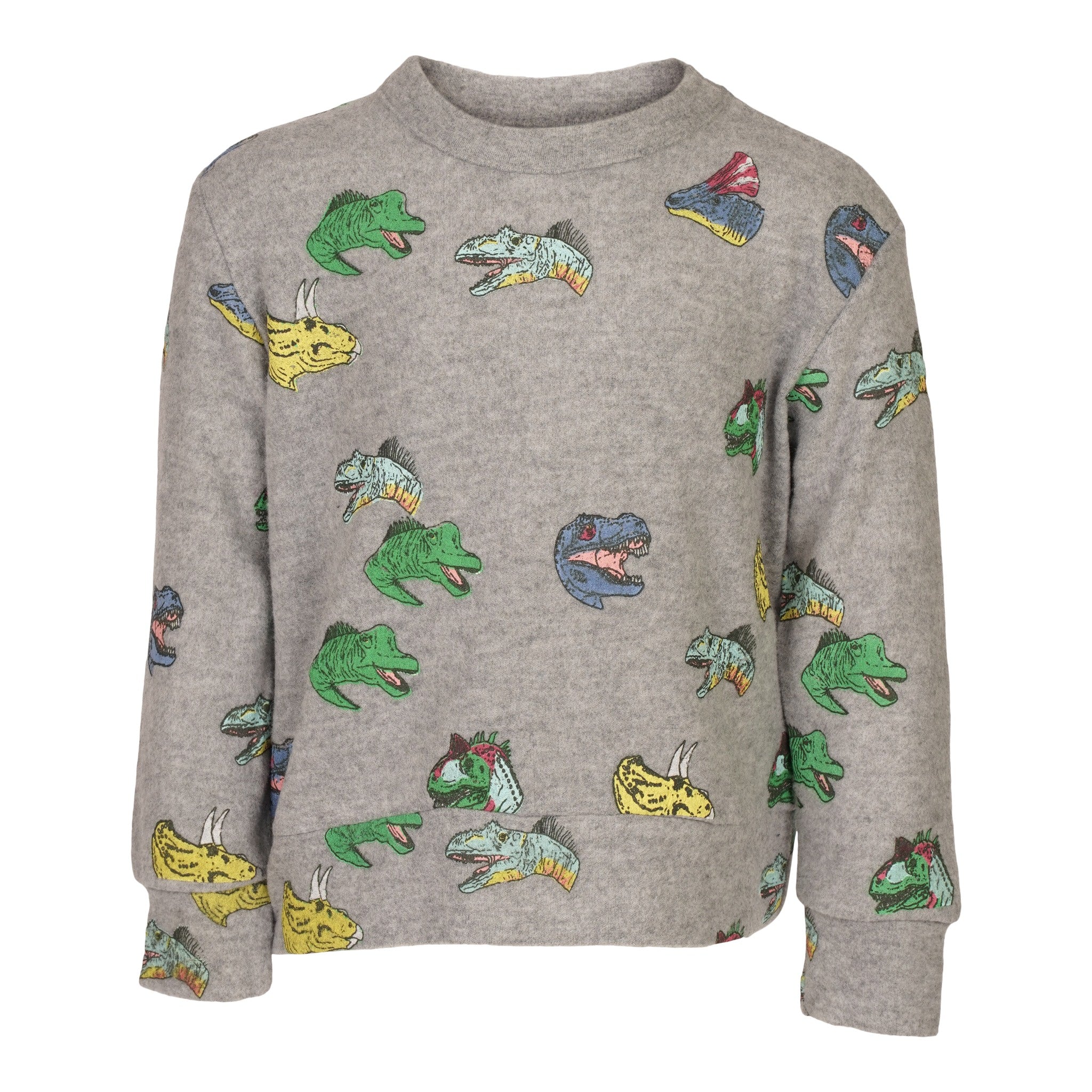 All Over Dino Long Sleeve Shirt - Denny's