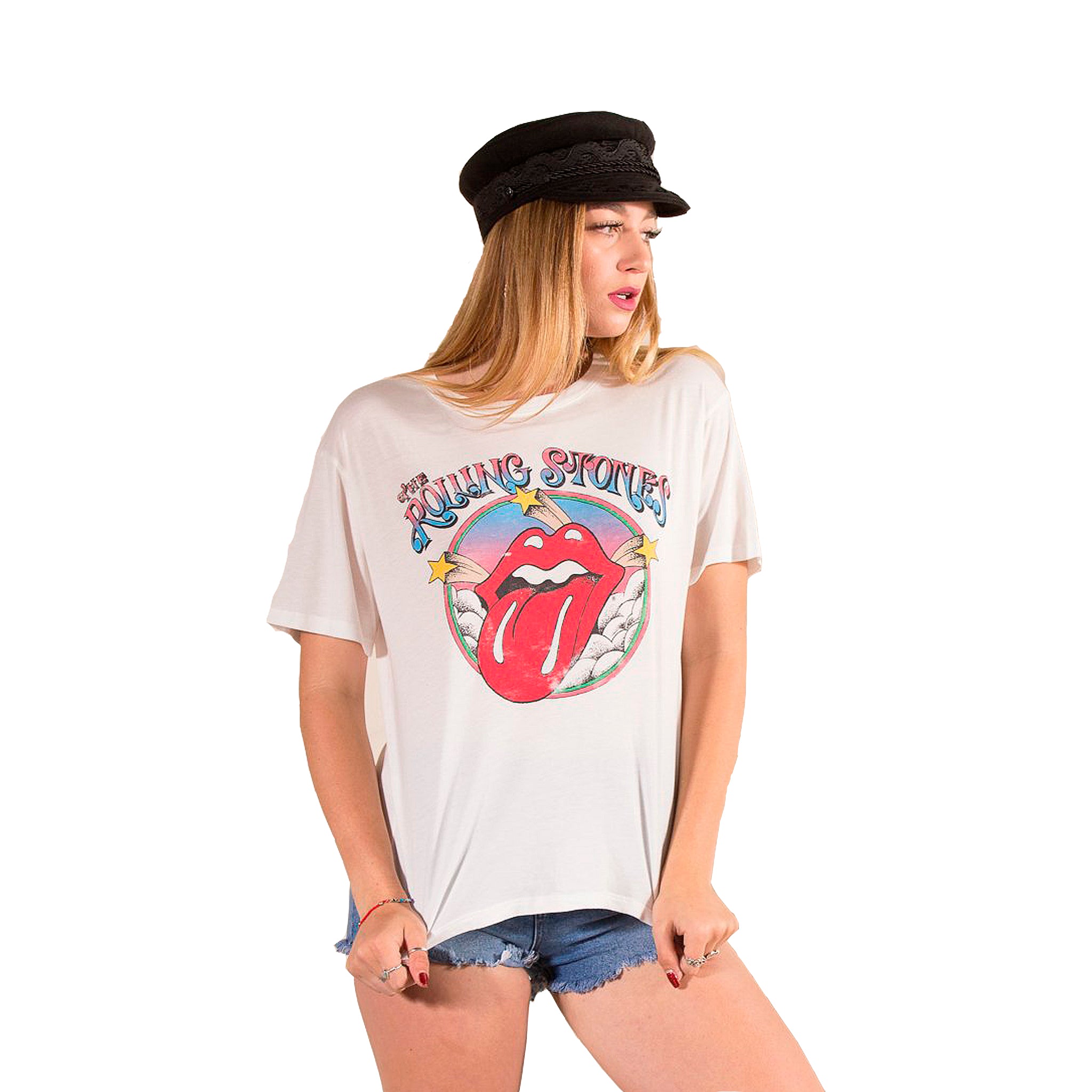 Rolling Stones Clouds & Stars Boyfriend Tee - Denny's