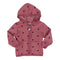 Ruffle Back Sweatshirt Hearts - Denny's