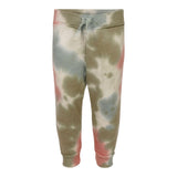 Tie Dye Ruffle Fleece Jogger - Denny's
