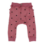 Ruffle Back Sweatpant with Hearts - Denny's
