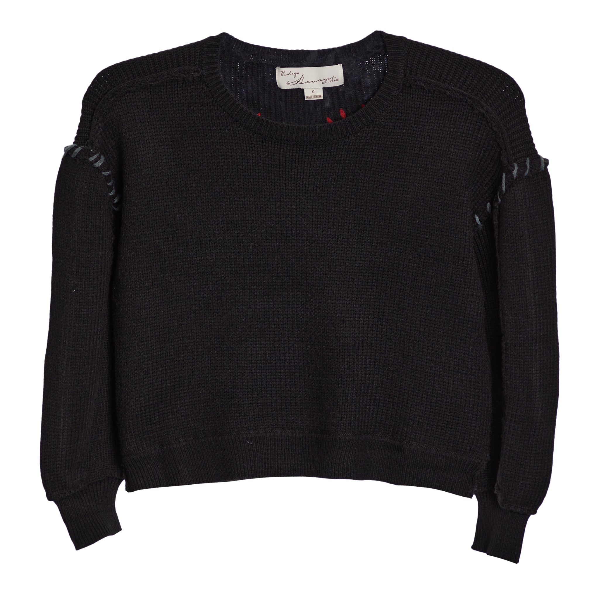 Heart Whip Stitch Sweater - Denny's