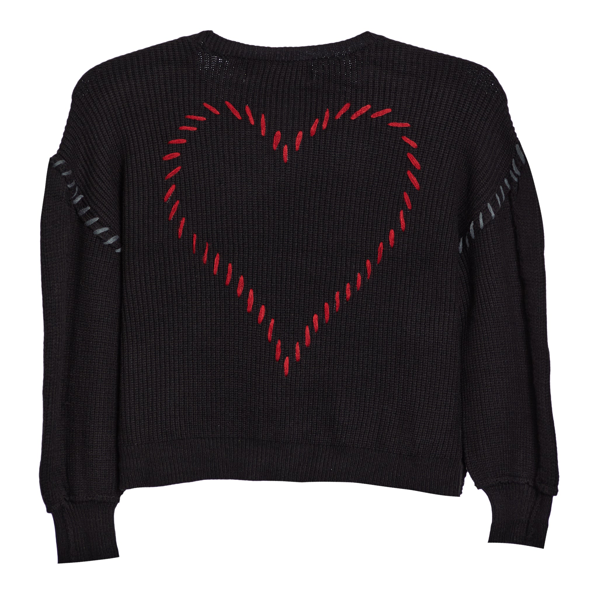 Heart Whip Stitch Sweater - Denny's