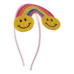 Crystalized Rainbow 2 Smiley Headband - Denny's