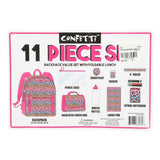 11 Pc Rainbow Animal Backpack Set - Denny's