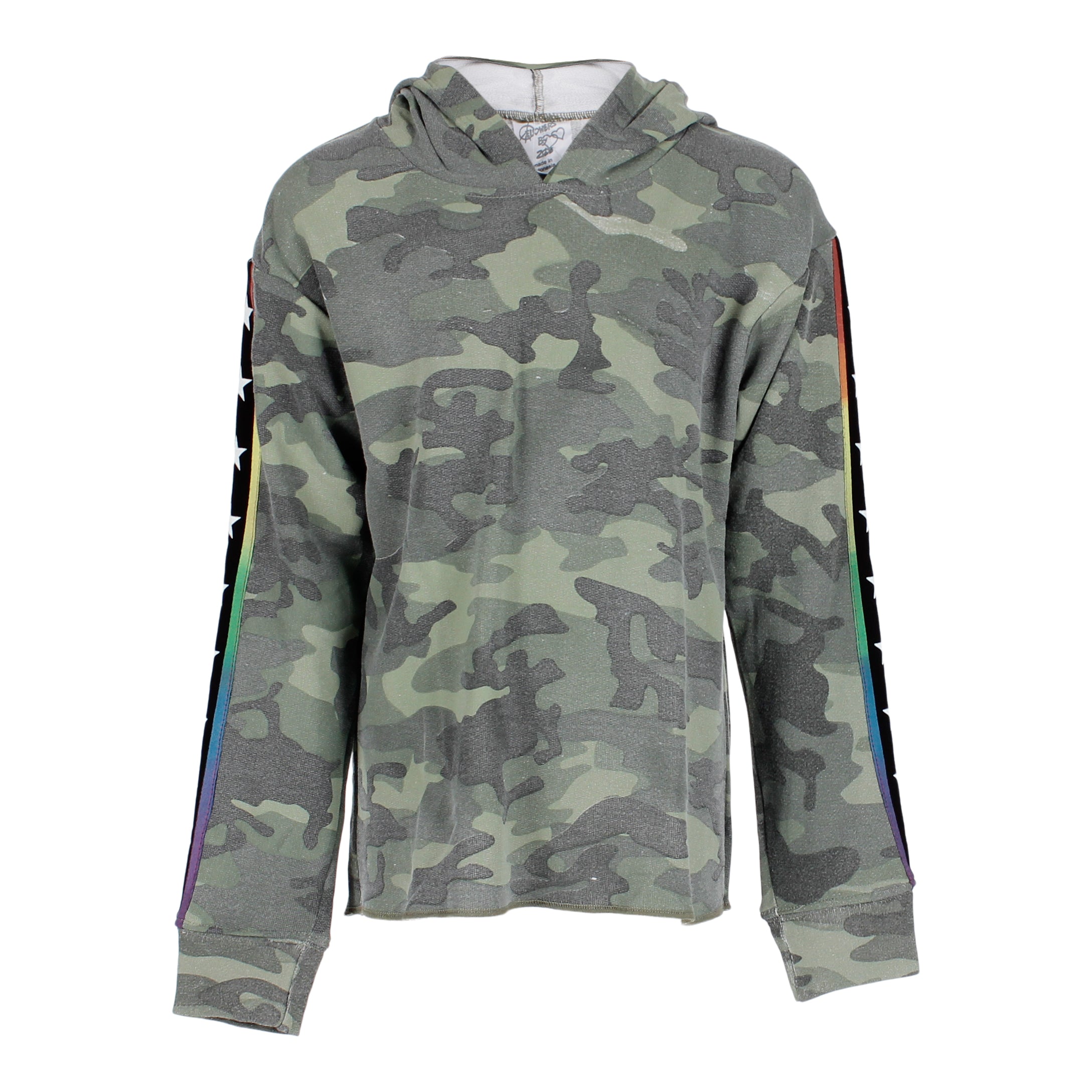 Camo Sweatshirt with Star Piping Down Arm - Denny's