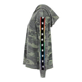 Camo Sweatshirt with Star Piping Down Arm - Denny's