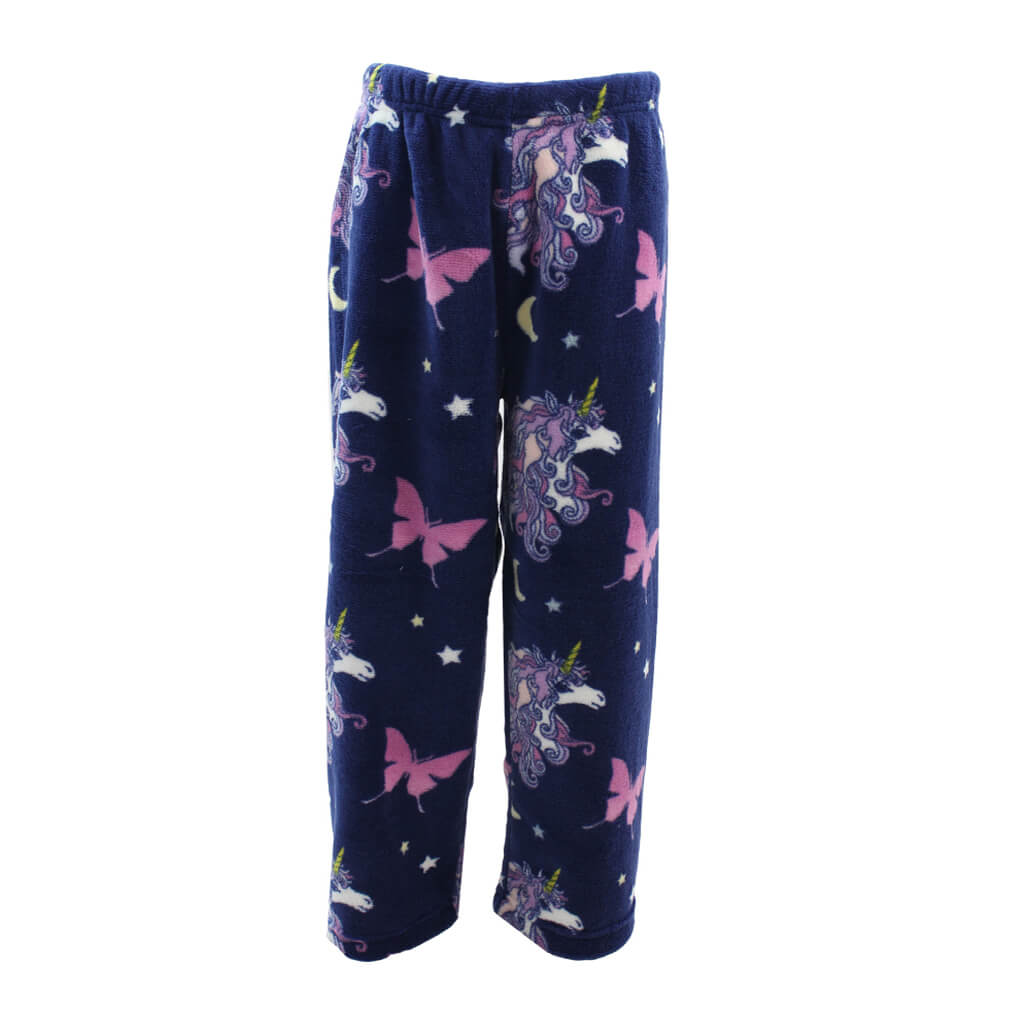 Coral Fleece Unicorn Pant - Denny's