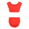2pc Colorblock Scallop Bikini - Denny's