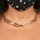 16 inch Choker Paper Clip Links - Denny's