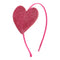 Large Crystal Heart Headband - Denny's