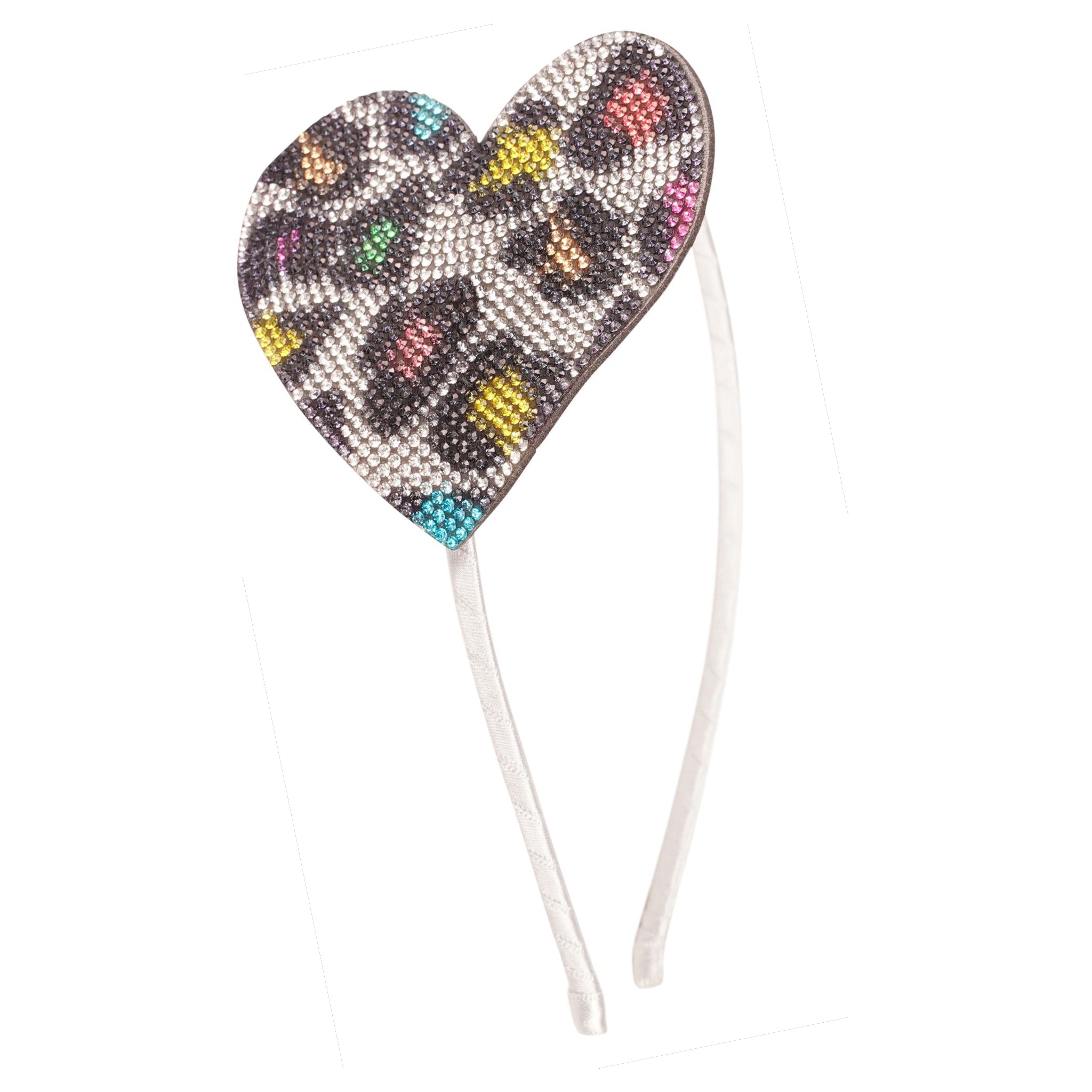 Rainbow Hrt Leopard Hard Headband - Denny's