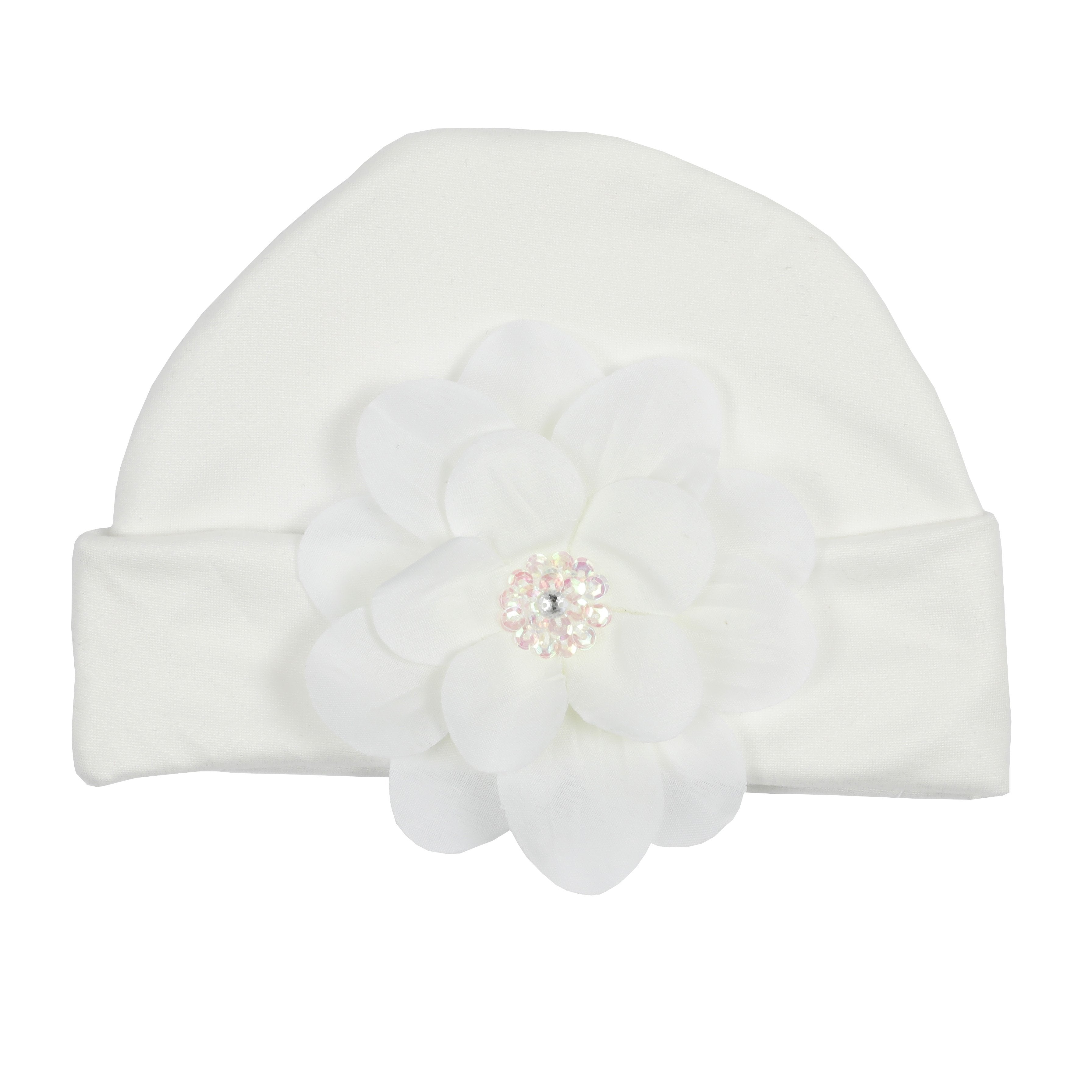 Flower & Sequin Hat - Denny's