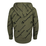 Printed Script Fleece Hoodie - Denny's