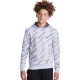 Diagonal Script Fleece Hoodie - Denny's