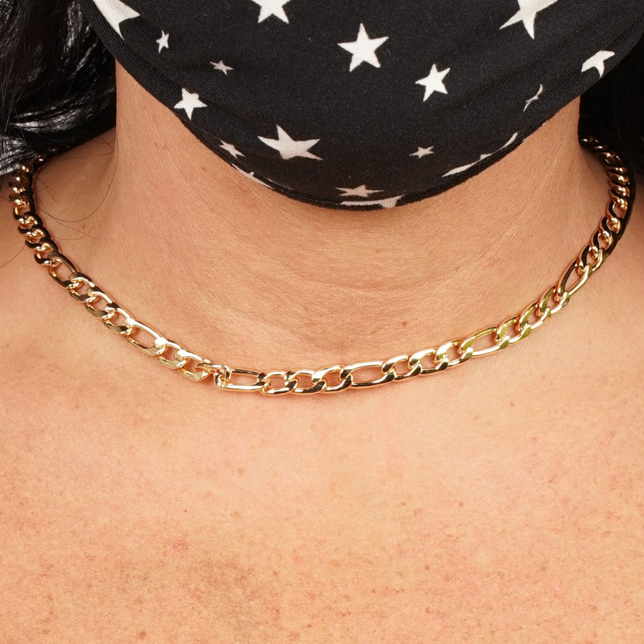 16 inch Choker Figaro Link - Denny's