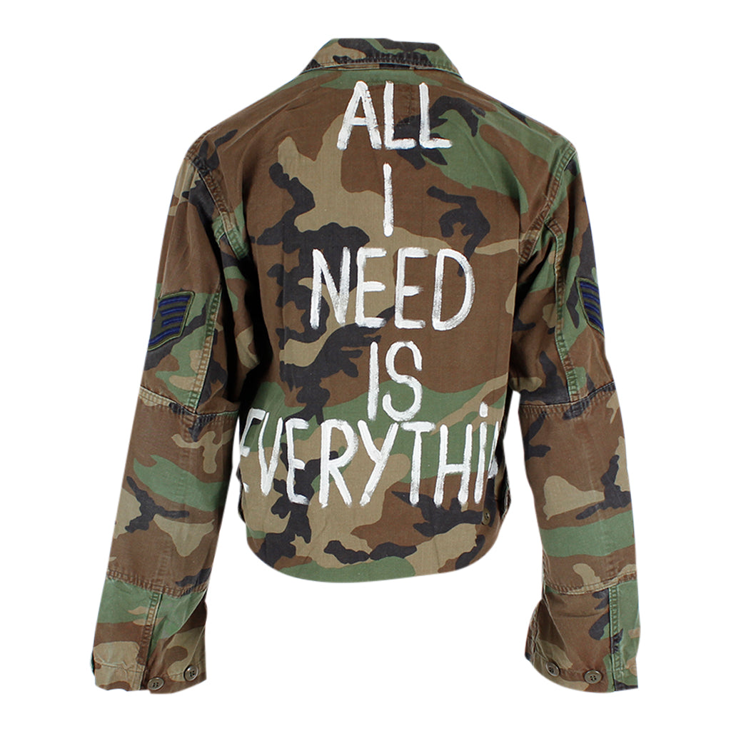 All I Need Is Everything Camo Jacket - Denny's