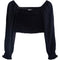 Puff Sleeve Smock Top - Denny's