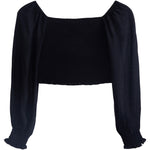 Puff Sleeve Smock Top - Denny's