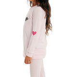 Long Sleeve Cozy Knit with Lashes and Lips - Denny's