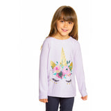 Long Sleeve Cozy Knit with Unicorn and Lashes - Denny's