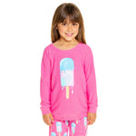 Long Sleeve Cozy Knit Drippy Ice Cream Cone - Denny's