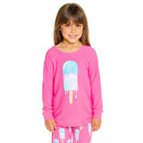 Long Sleeve Cozy Knit Drippy Ice Cream Cone - Denny's