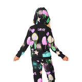 Skull Mash Up Zip Hoodie - Denny's