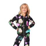 Skull Mash Up Zip Hoodie - Denny's