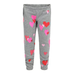 All Over Hearts Knit Jogger - Denny's