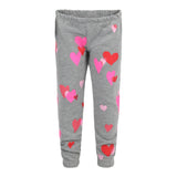 All Over Hearts Knit Jogger - Denny's