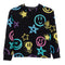 Smiley Graffiti Cozy Hoodie - Denny's