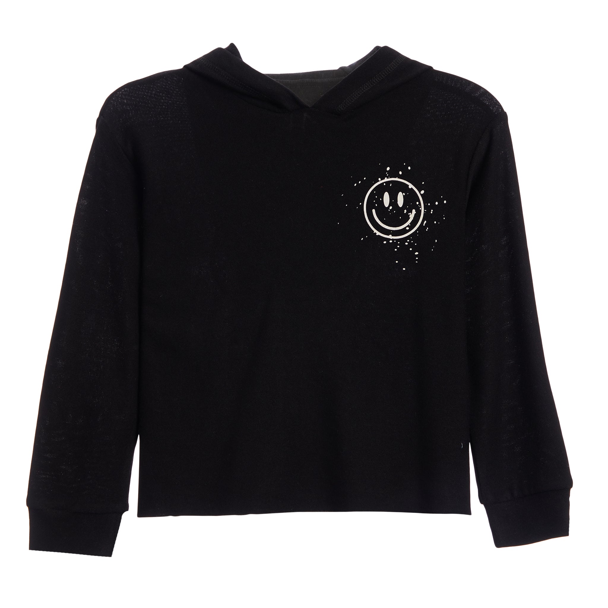 Splatter Smiley Face Hoodie - Denny's