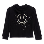 Splatter Smiley Face Hoodie - Denny's