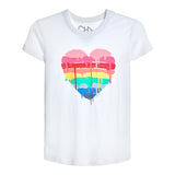 Drippy Rainbow Heart Tee - Denny's