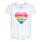 Drippy Rainbow Heart Tee - Denny's