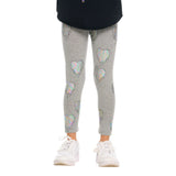 Drippy Heart Knit Legging - Denny's