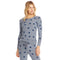 Long Sleeve Top with Blue Hearts - Denny's