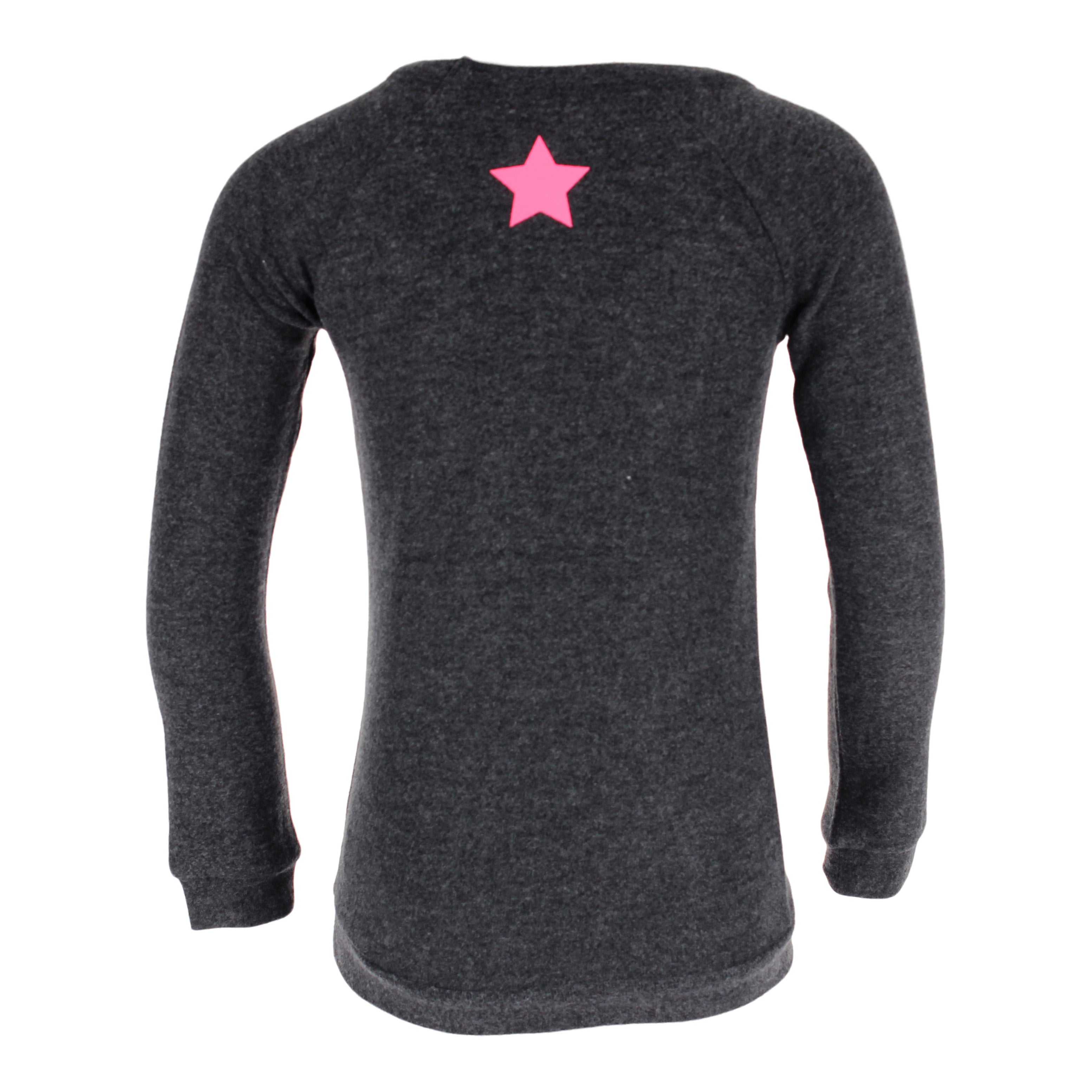 Raglan Sweater with Neon Stars - Denny's