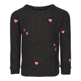 Allover Pink Hearts Long Sleeve Shirt - Denny's