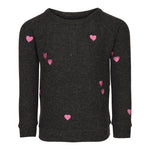 Allover Pink Hearts Long Sleeve Shirt - Denny's