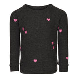 Allover Pink Hearts Long Sleeve Shirt - Denny's
