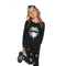 Drippy Silver Lip Knit Raglan - Denny's
