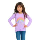 Glitter Rainbow Unicorn Top - Denny's
