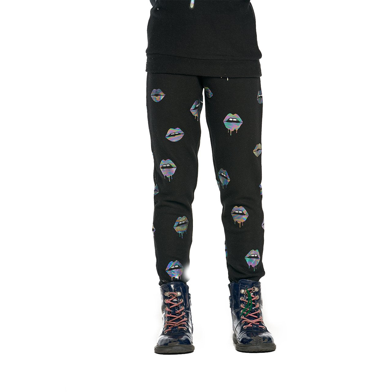 Allover Silver Kisses Jogger - Denny's