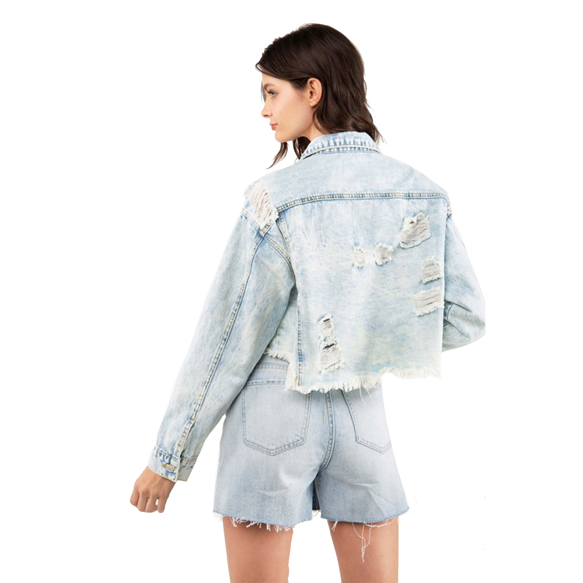 Crop Denim Jacket - Denny's