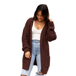 Solid Chunky Open Cardigan - Denny's