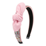 Multi Stone Pink Bow Headband - Denny's