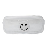Smiley Patch Clear Pencil Cases - Denny's