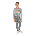 Camo Legging with Rainbow Stars Down Sides - Denny's